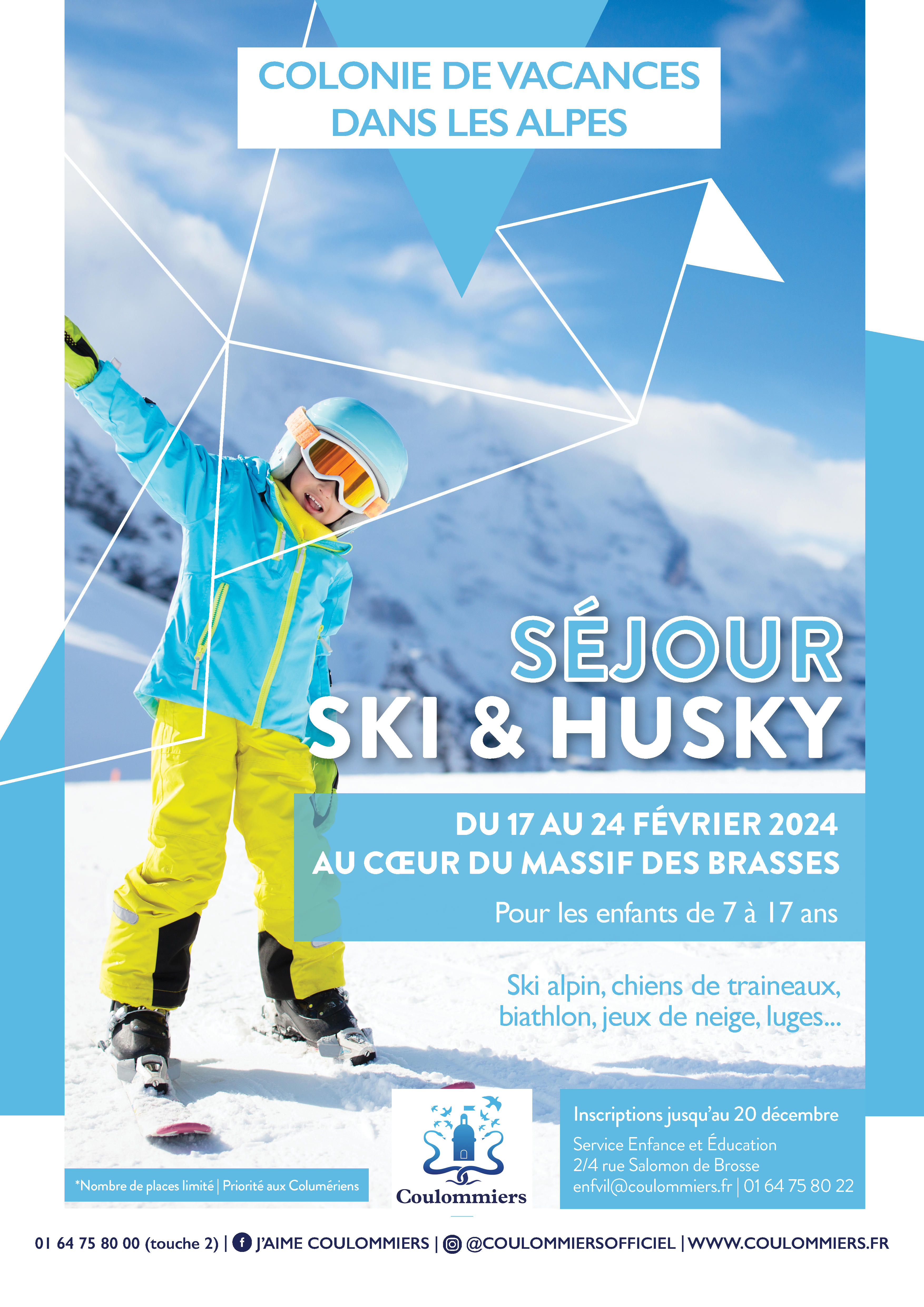 Séjour ski et husky les brasses